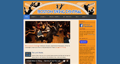 Desktop Screenshot of bostonswingcentral.org